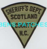 NORTH CAROLINA,A,SCOTLAND COUNTY SHERIFF 1A